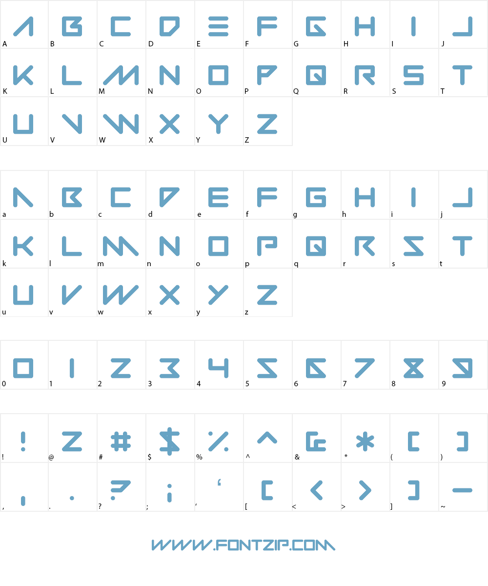 Vermin Vision Font Character